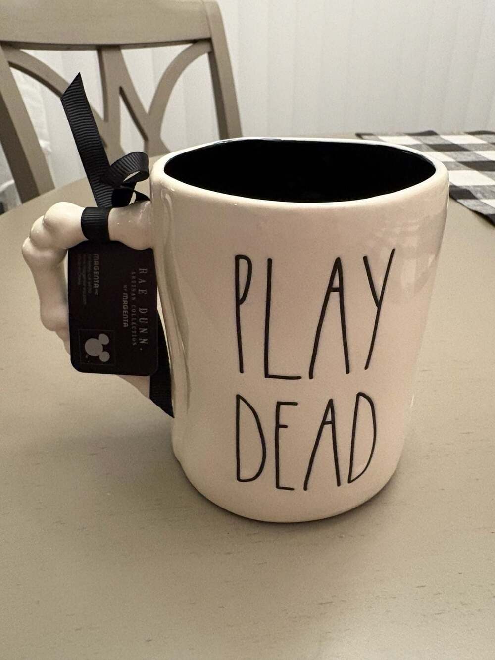 Rae DunnThe Nightmare Before Christmas Jack & Zero Play Dead Mug
